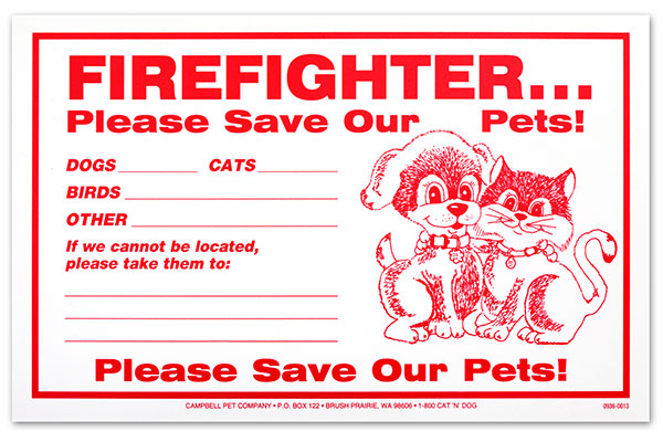 Firefighter Signs (5" x 8")