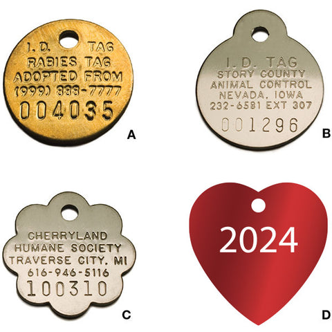 Cat shop rabies tag