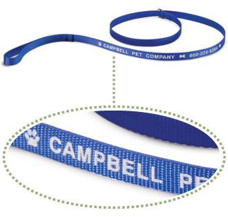 #104 Personalized Leashes with D-Ring (9/16" x 4')