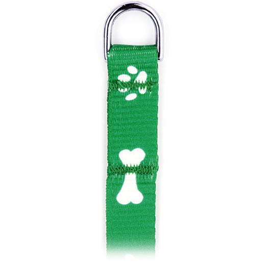 6-ft. Printed Paw/Bone Flat Leashes