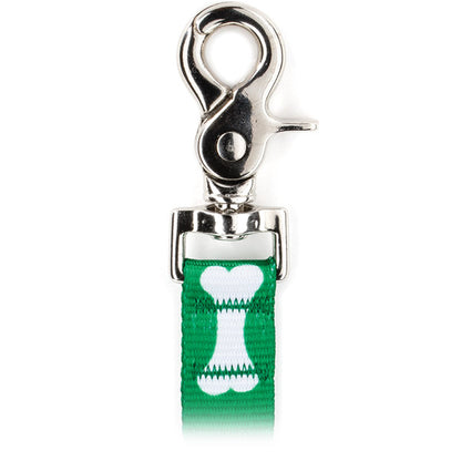 #108-BP Printed Paw/Bone Stout Leashes (3/4" x 6')
